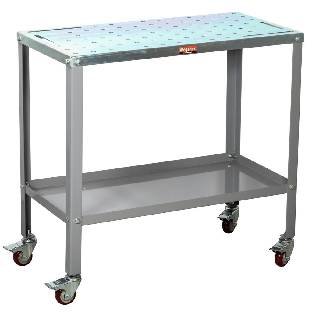 Metināšanas galds 915x460x890 mm ar riteņiem