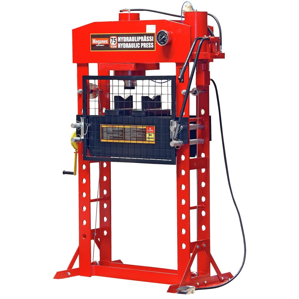 hidrauliskā prese 75ton pneumatic/pedal meganex