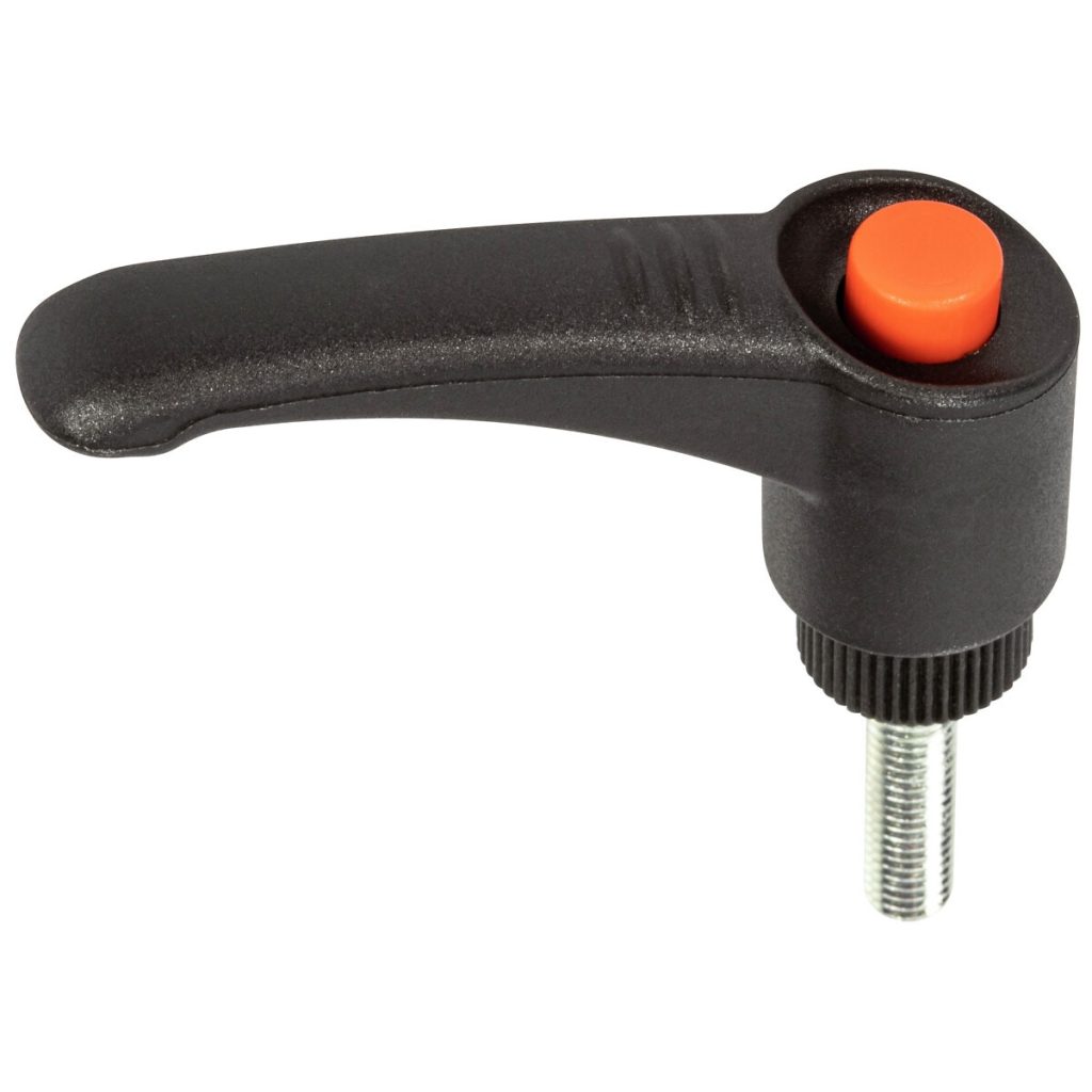 Regulējama saspiešanas svira m5x20 mm, plastmasa