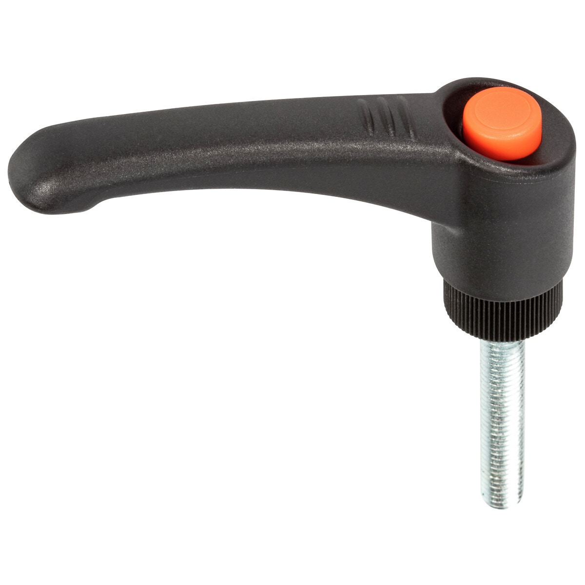 Regulējama saspiešanas svira m8x50 mm, plastmasa
