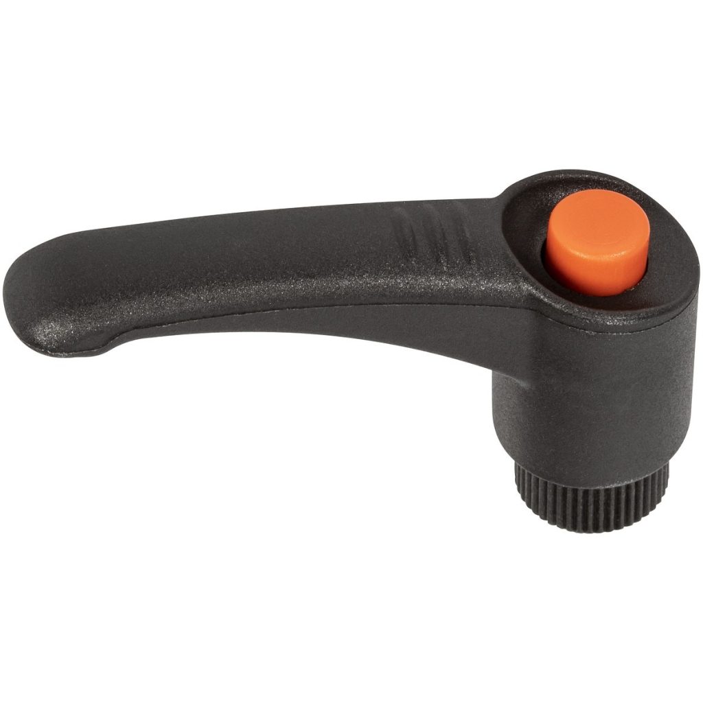 Regulējama saspiešanas svira m10x80 mm, plastmasa