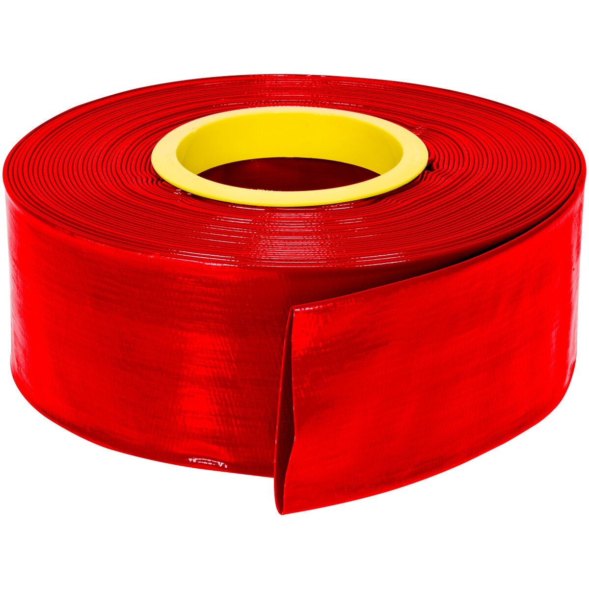Layflat šļūtene hd 102mm pvc 8bar sarkans