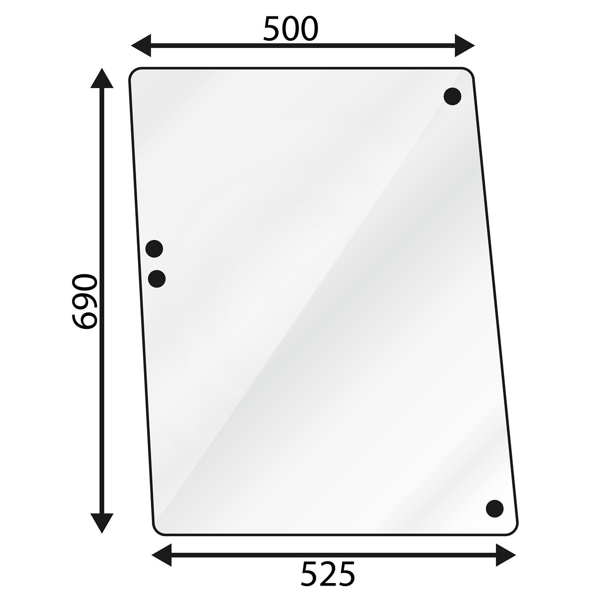 SĀNU STIKLS MF LH-RH 600 SĒRIJA