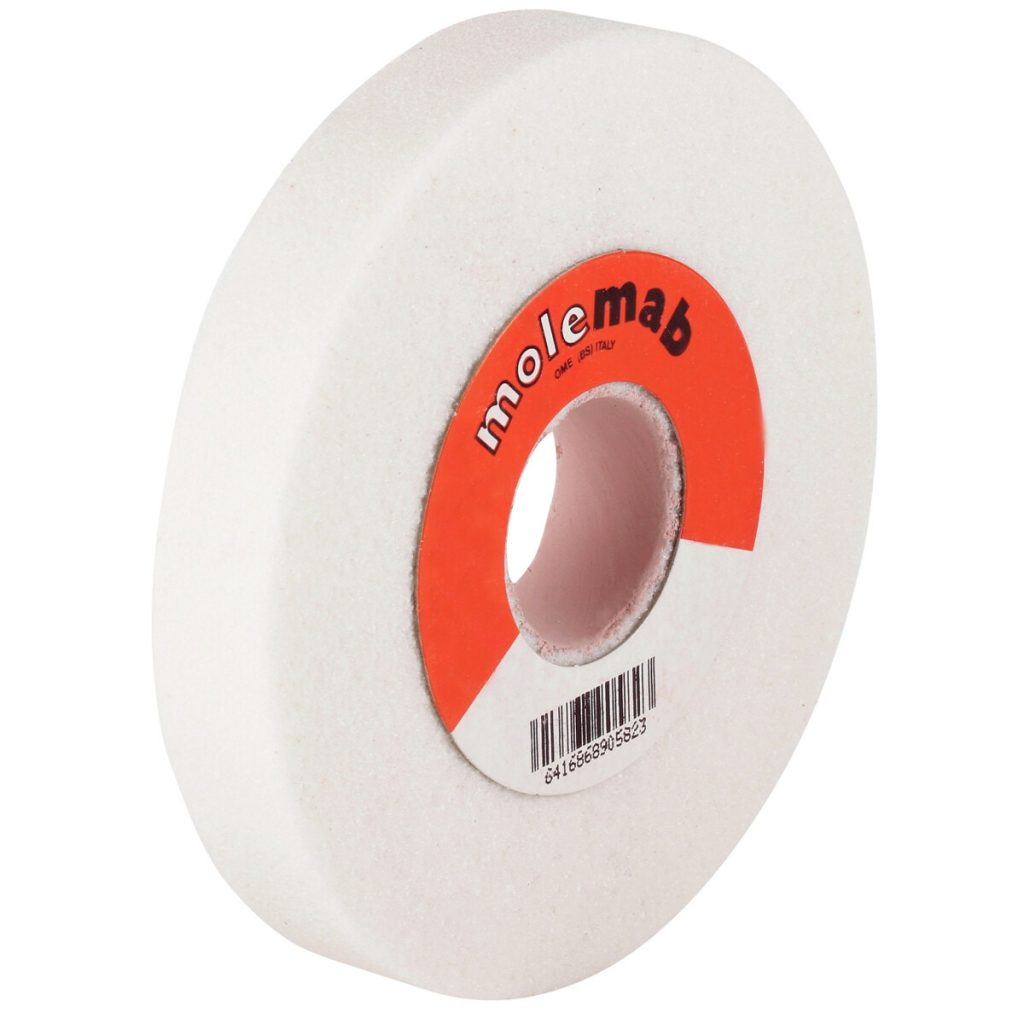 Slīpripa 125×20×32 mm G60, balts smirģelis