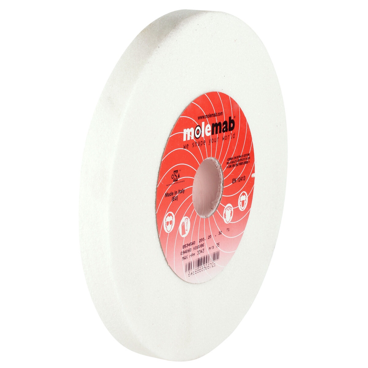 Hiomakivi 200x20x32mm g60 valkoinen smirkeli
