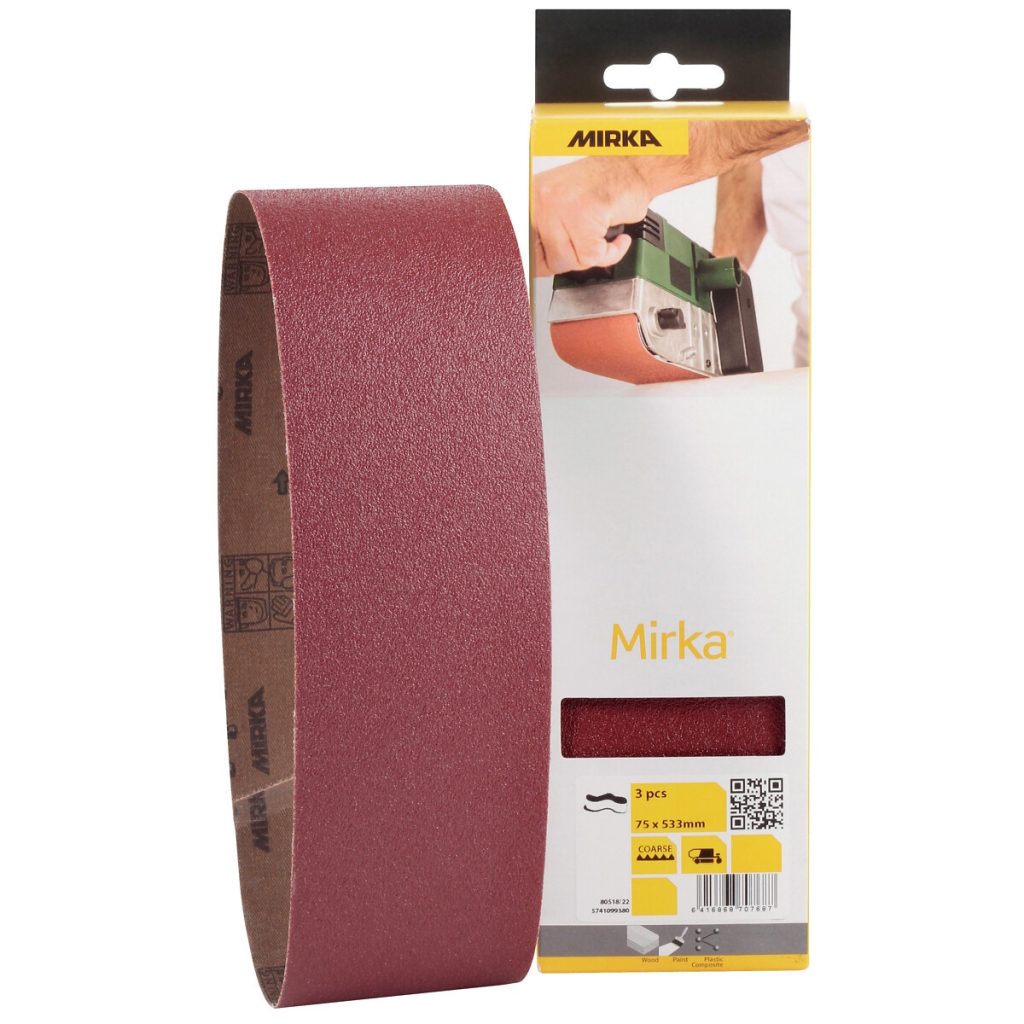 Slīpēšanas lente 75x533mm p40 hiolit xo 3gab.