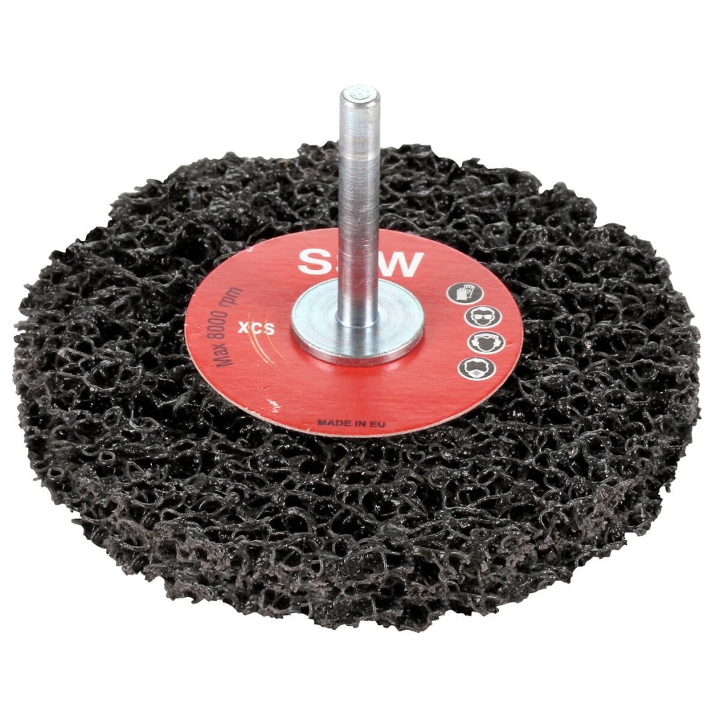 Tīrīšanas un noņemšanas disks ar kātu csd 100x13x6mm