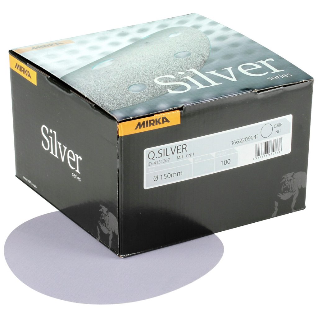 Slīpēšanas disks 150 mm p80 q-silver 100 gab.