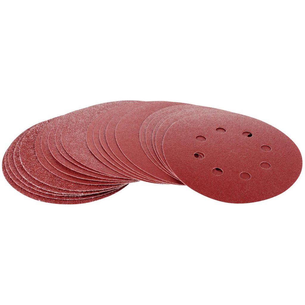 Slīpēšanas disks 125mm 8h asorti. sarkans 20 gab.