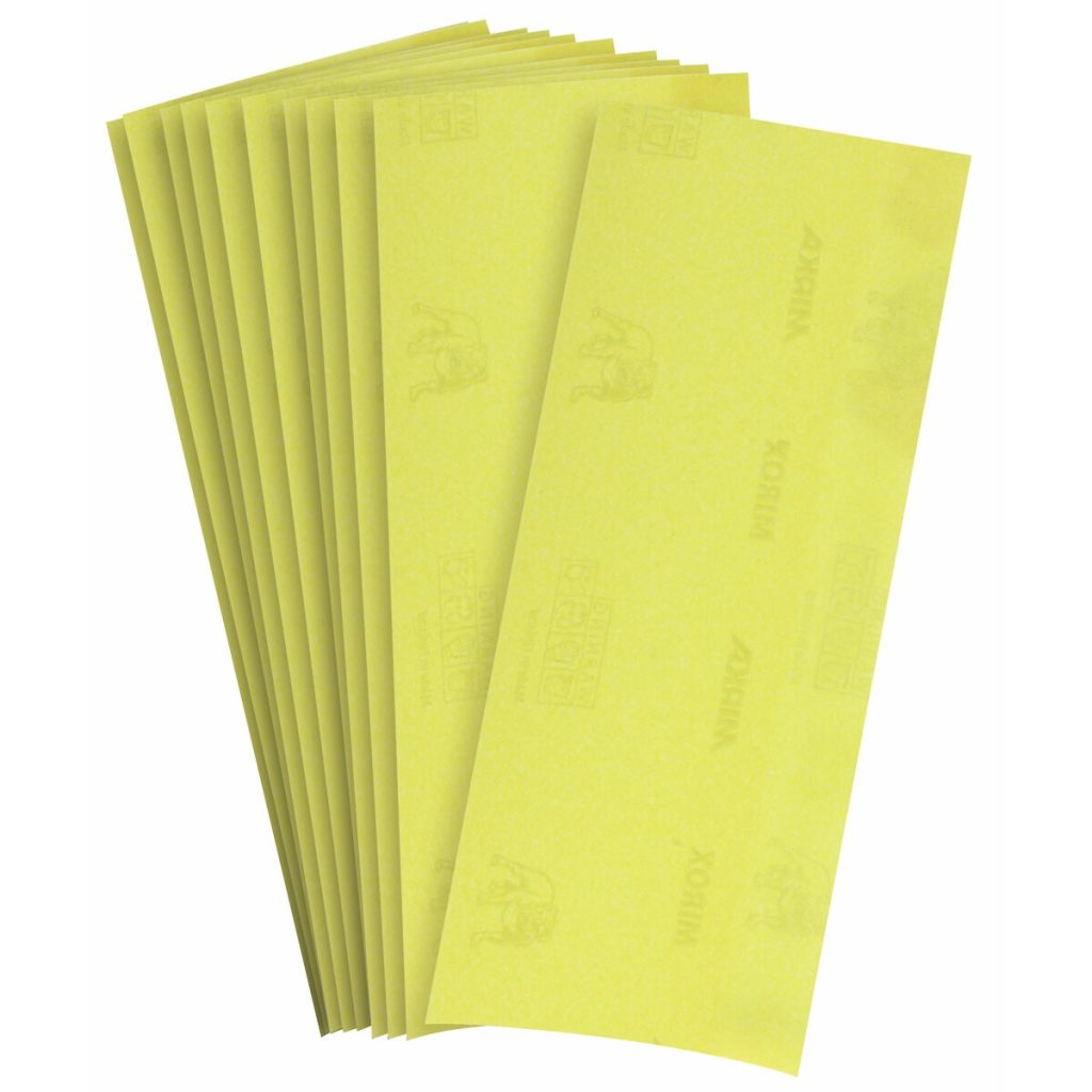 Smilšpapīrs 93x230mm p40 dzeltens 20 gab.