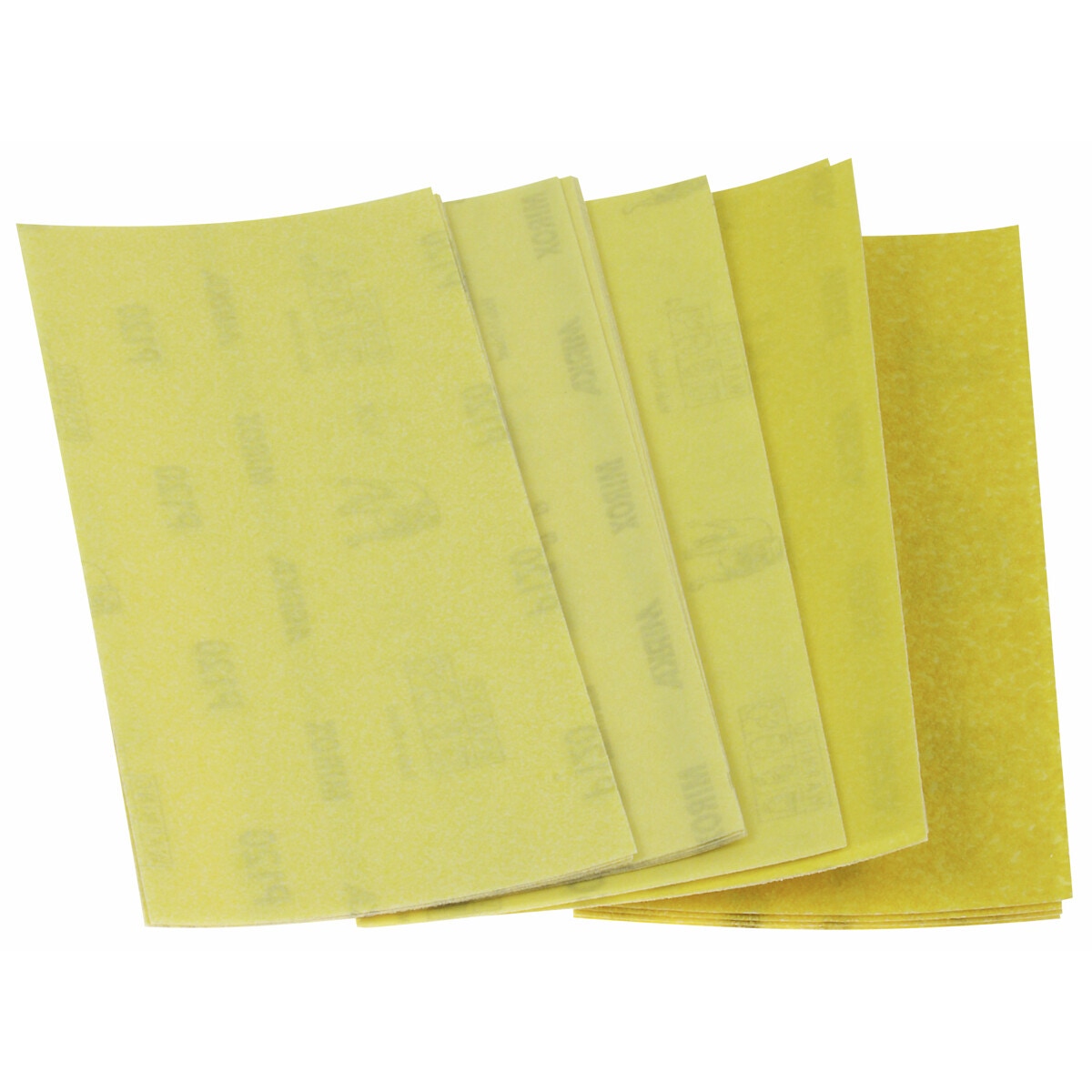 Smilšpapīrs 93x230mm asorti. dzeltens 20 gab.
