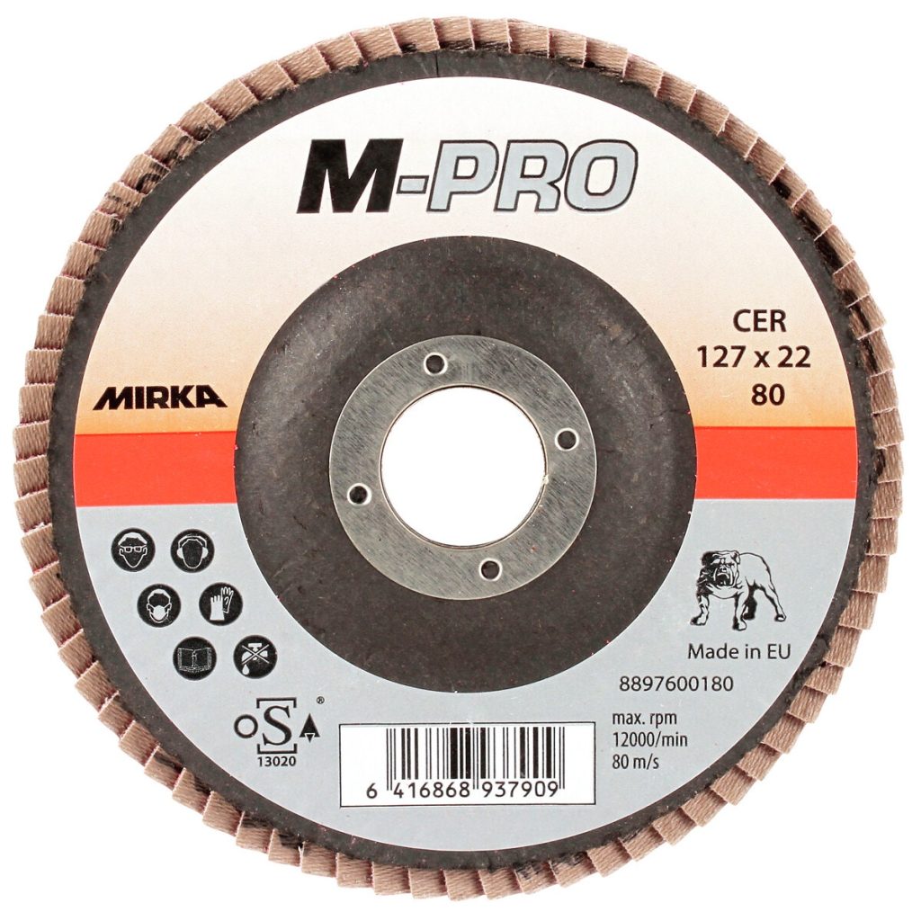 Lāpstiņu disks 127 mm g40 cer m-pro inox
