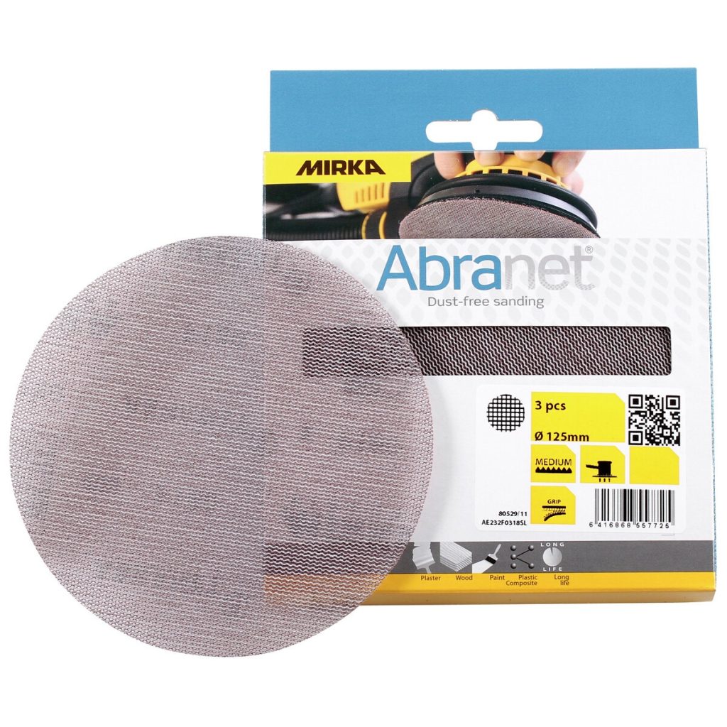 Slīpēšanas disks 125 mm p80 abranet 3 gab.