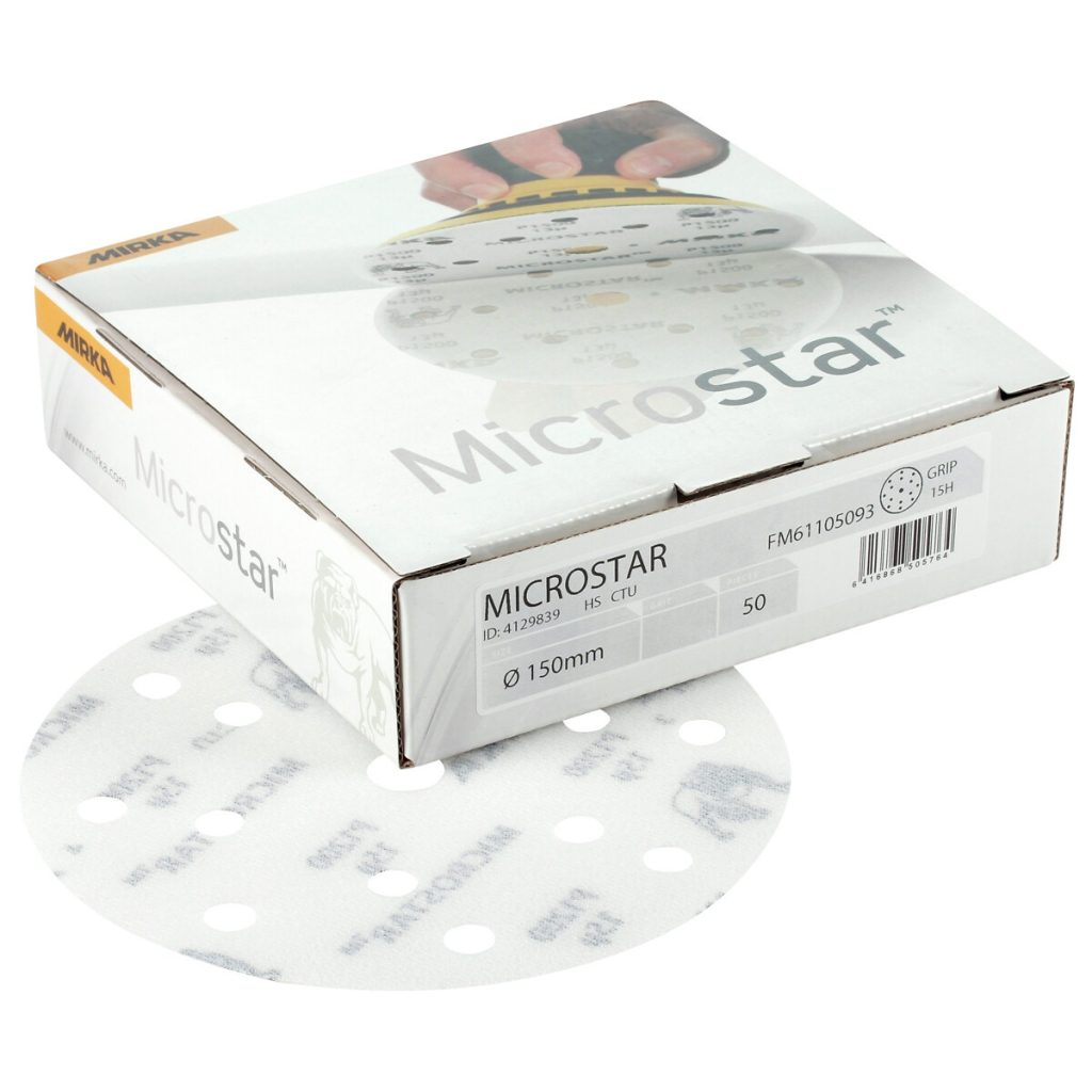 Slīpēšanas disks 150mm 15h p1500 microstar 50 gab.