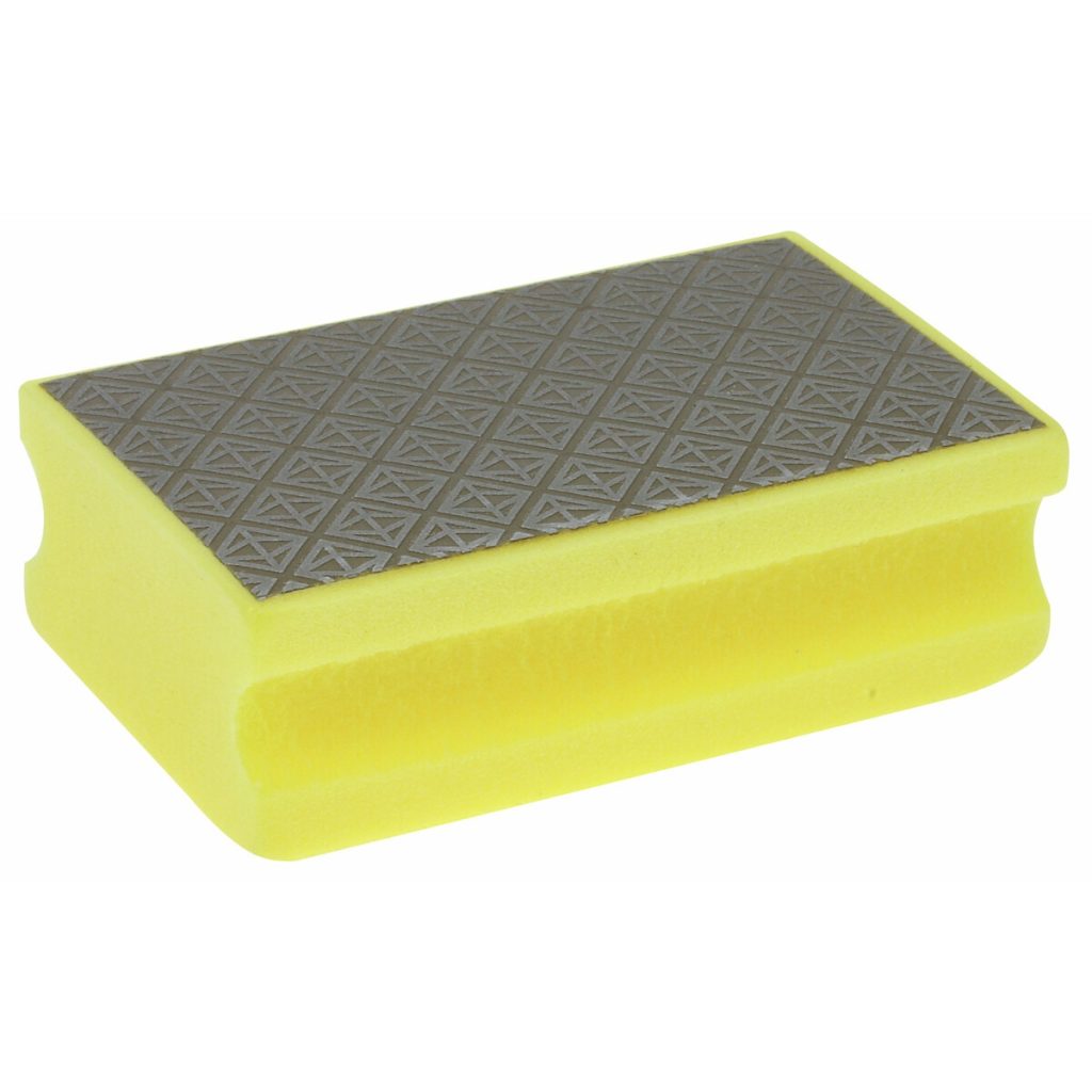 Slīpēšanas sūklis dimanta 85x50mm g400 dzeltens