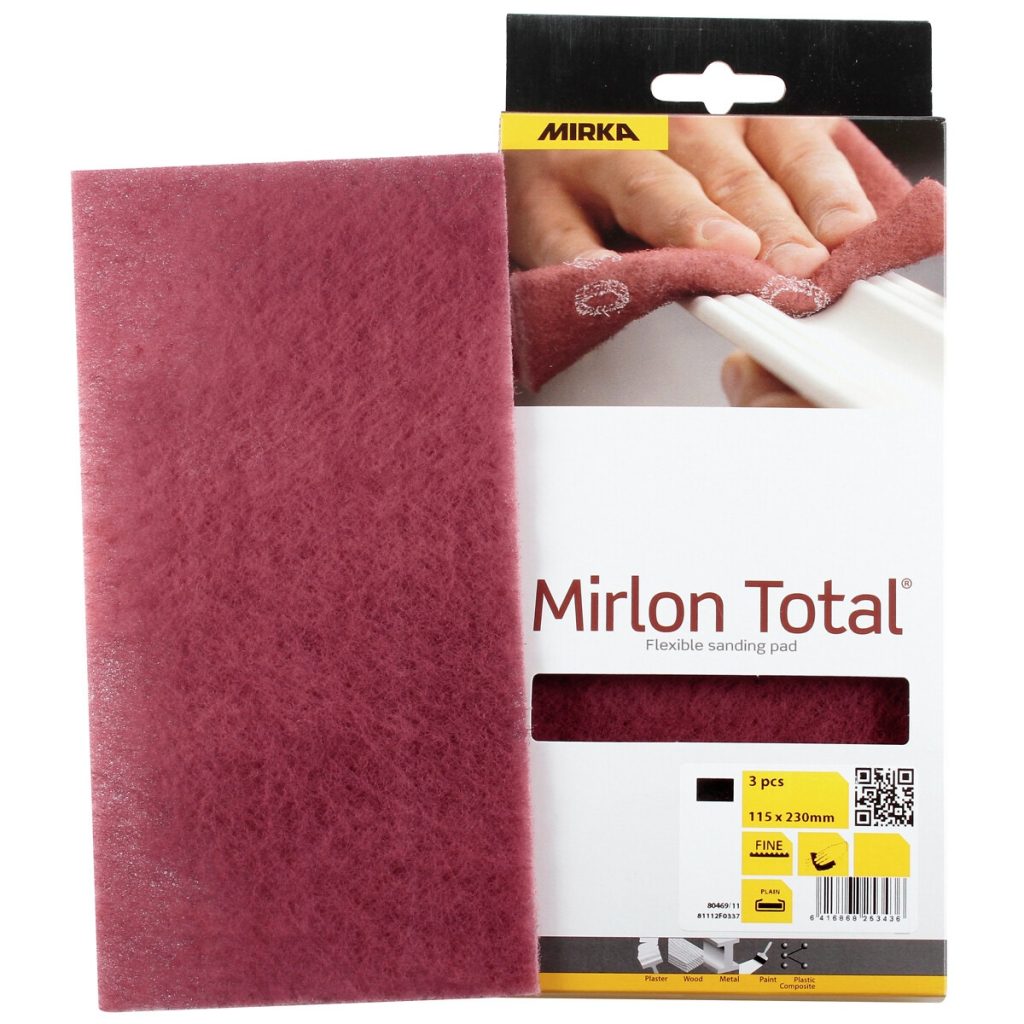 Abrazīvais paliktnis 115x230mm 360vf mirlon, kopā 3 gab.