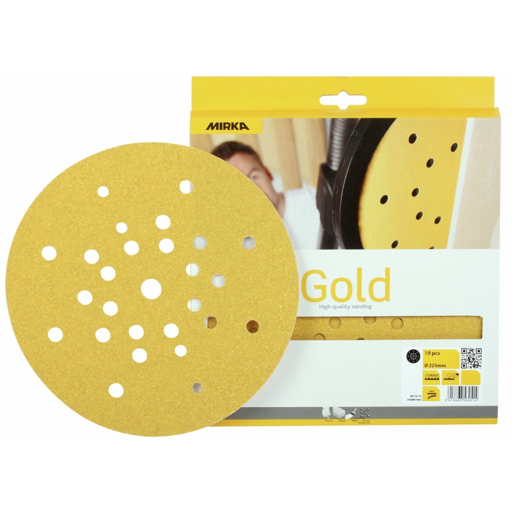 Slīpēšanas disks 225mm 27h p60 gold 10gab.