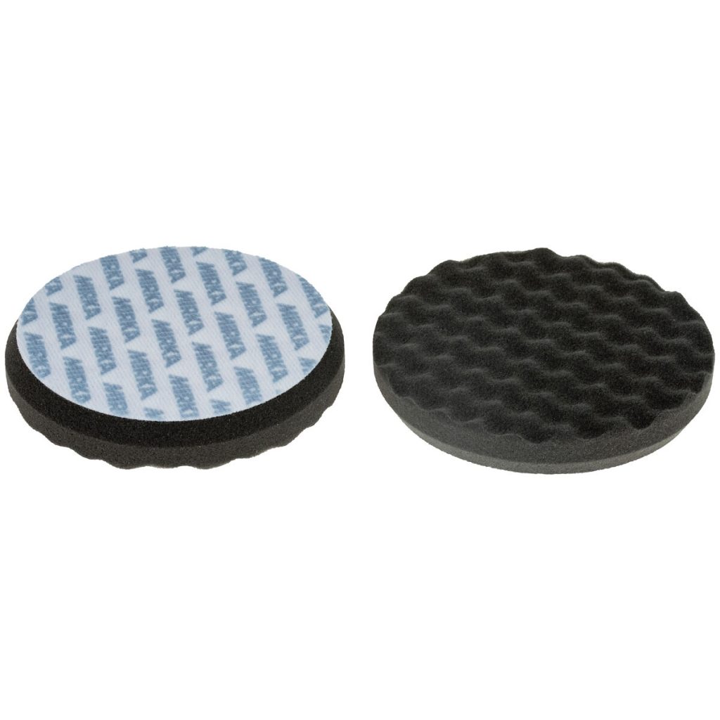 Pulēšanas spilventiņš 150mm polarshine 2gab melns waffle