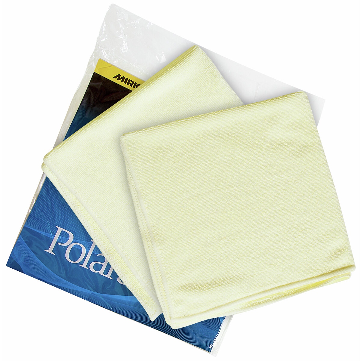 Mikrošķiedras lupatiņa 330x330mm polarshine dzeltens 2 gab.
