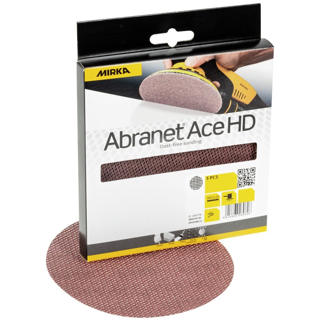 Slīpēšanas disks 150mm p80 abranet ace hd 5 gab.