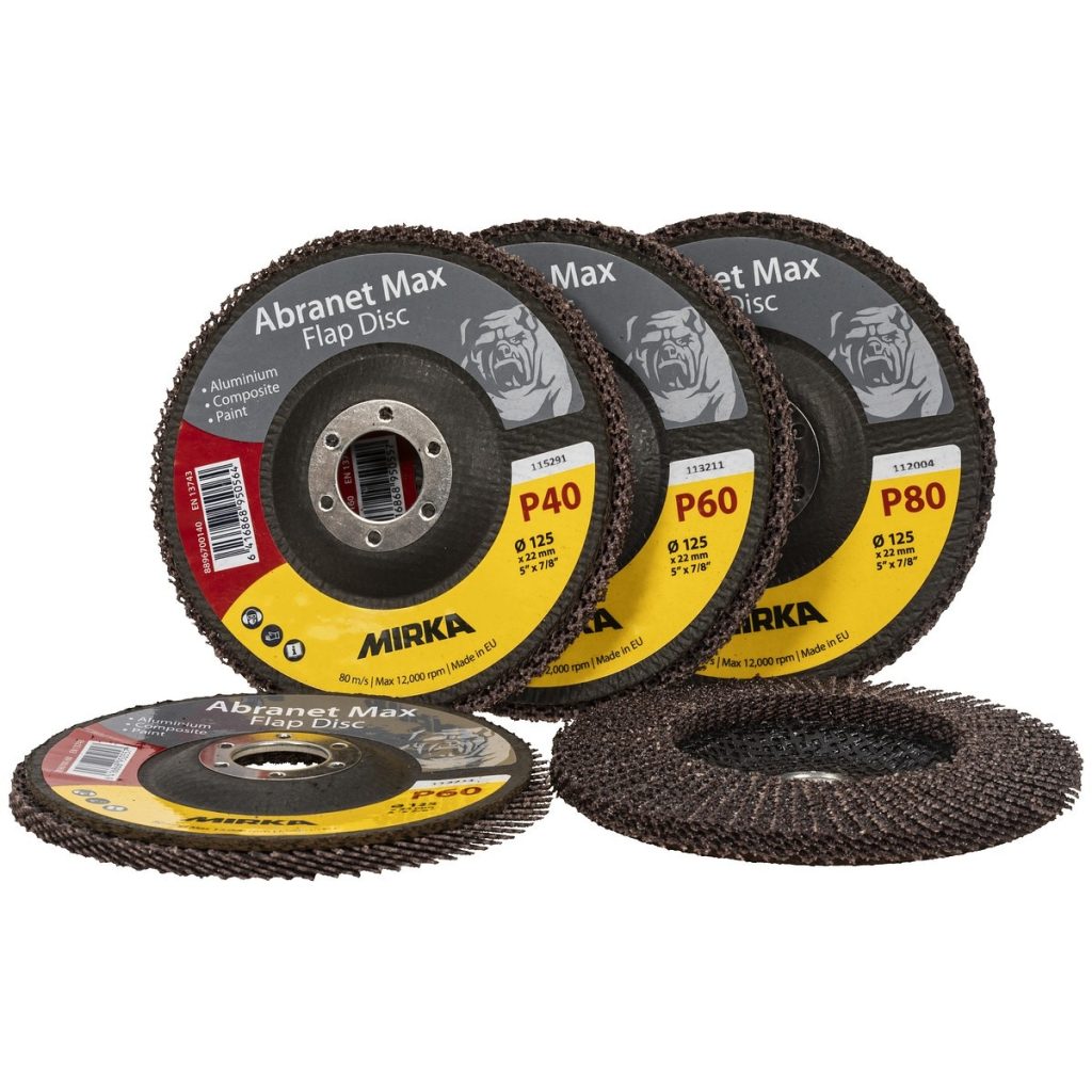 Lāpstiņu disks 125mm abranet max šķirot.