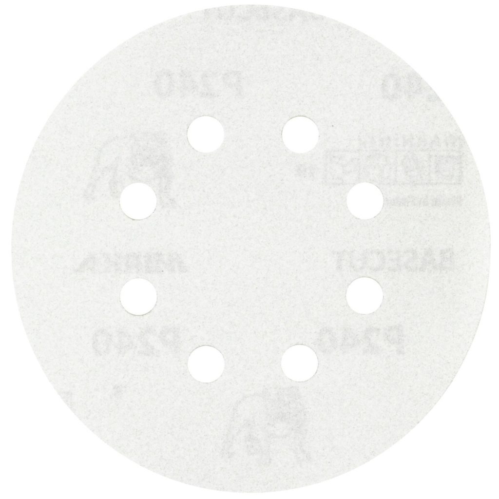 Smilšpapīrs 125mm 8h basecut 25gab p240
