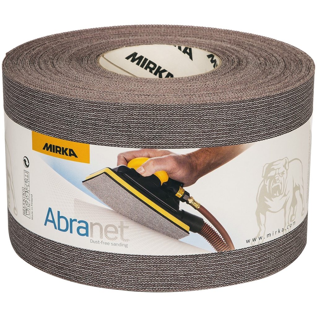 Smilšpapīrs abranet 75mmx10m p120