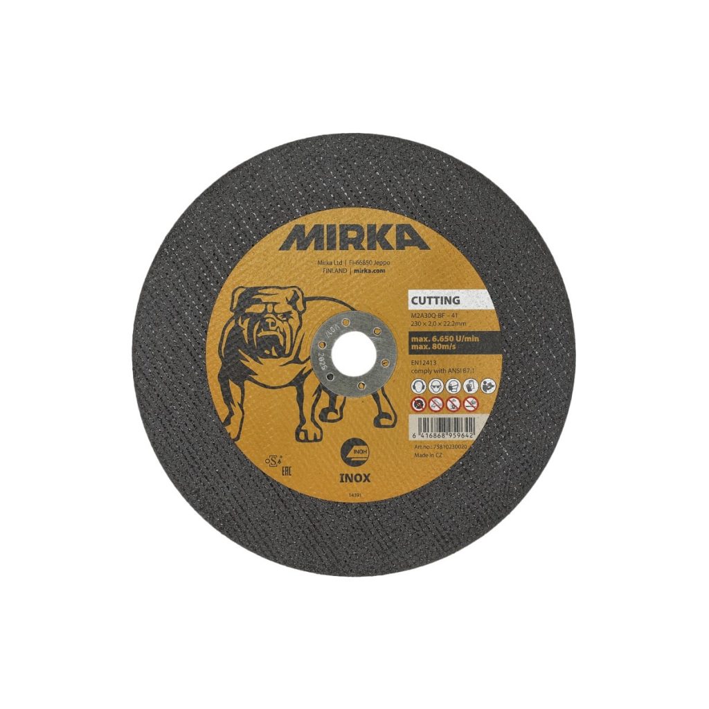 Griešanas ripa 230×2,0x22,2mm inox