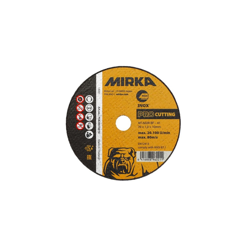 Griešanas ripa pro 76×1,0x10mm inox