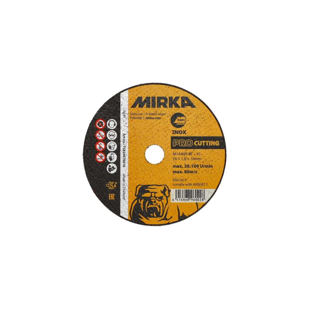 Griešanas ripa pro 76×1,6x10mm inox