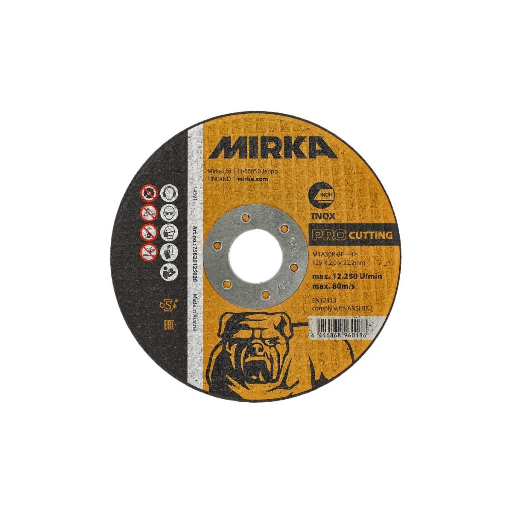 Griešanas ripa pro 125×2,0x22,2mm inox