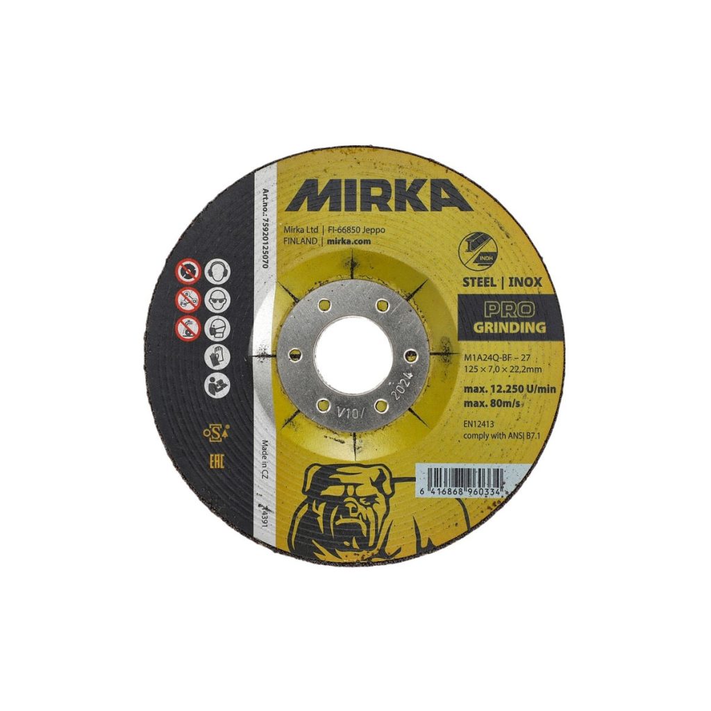 Slīpēšanas disks pro 125×7,0x22,2 mm
