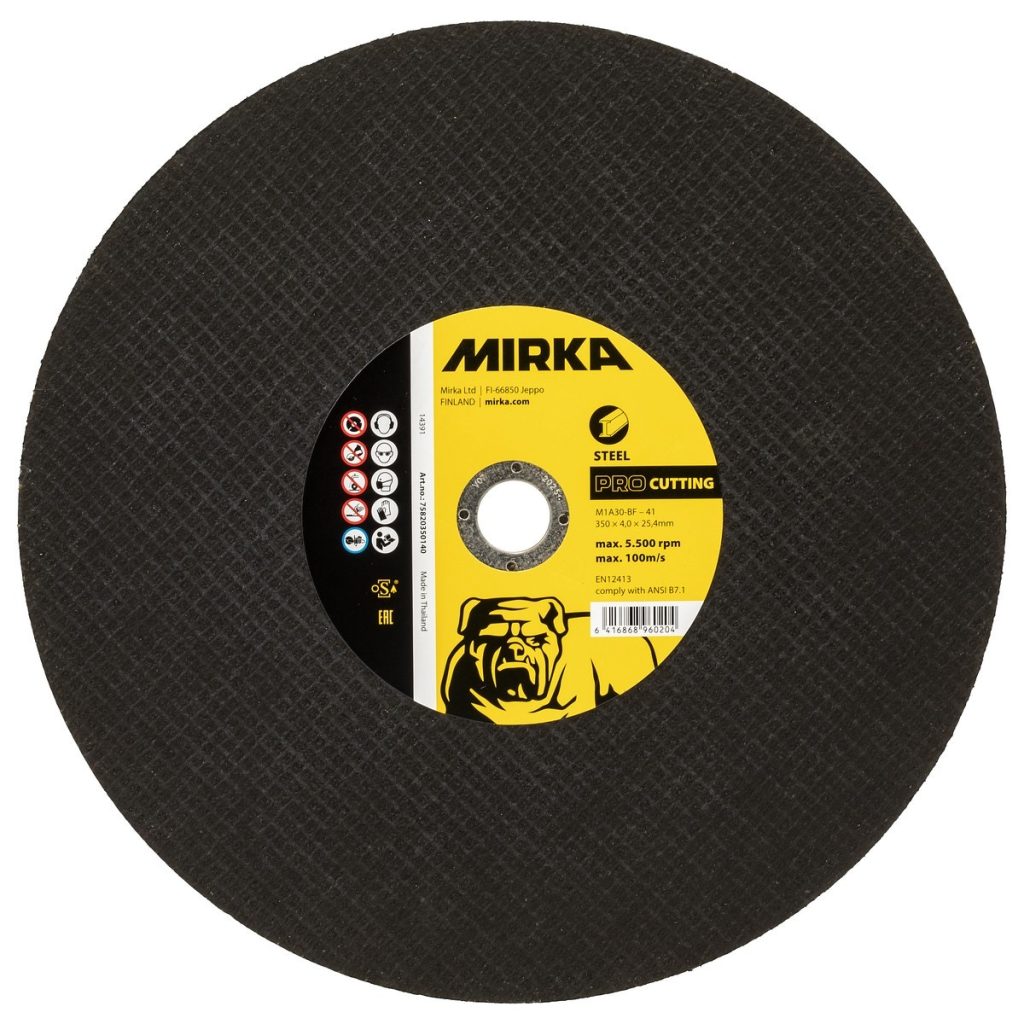PĻAUŠANAS RIPA PRO 350X4,0X25,4MM TĒRAUDA