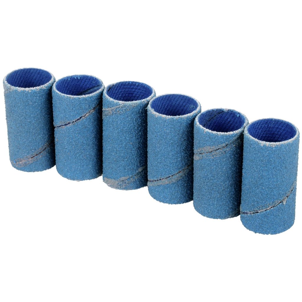 Slīpēšanas trumuļa uzmavas 15x30mm p80 6 gab.