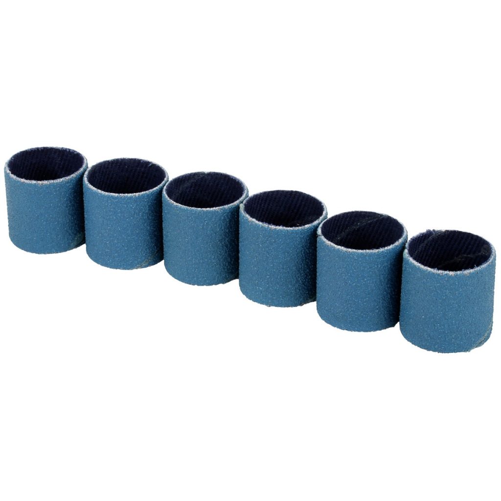 Slīpēšanas trumuļa uzmavas 25x25mm p80 6 gab.