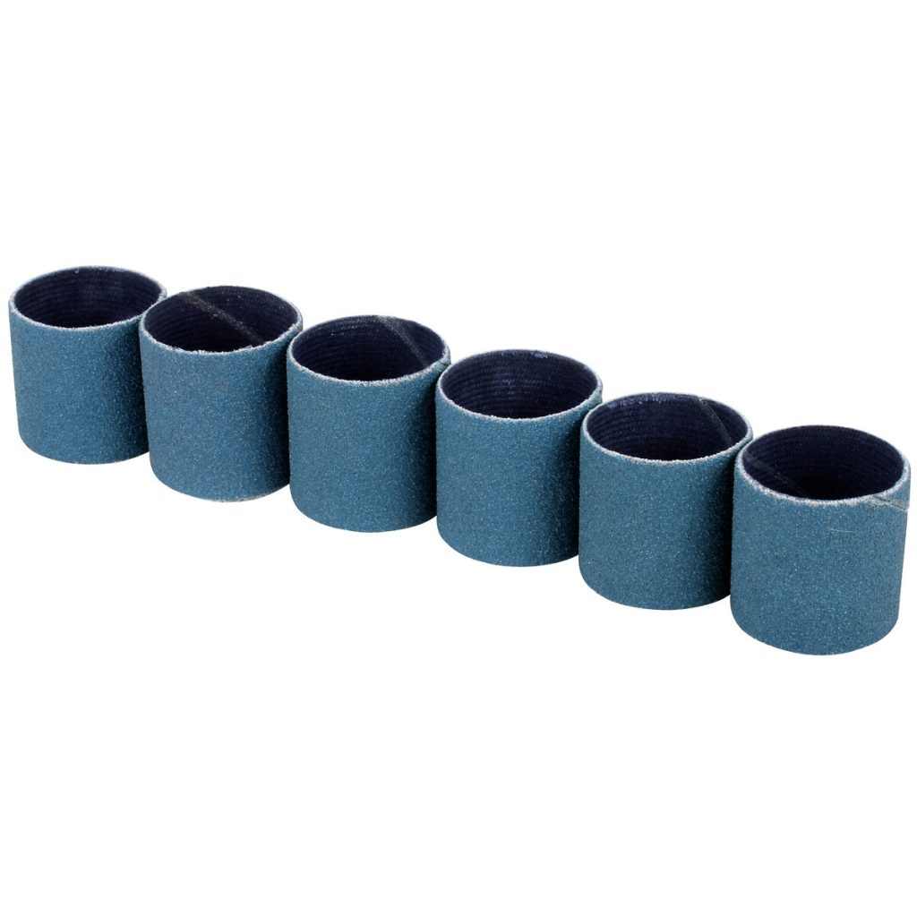 Slīpēšanas trumuļa uzmavas 30x30mm p80 6 gab.
