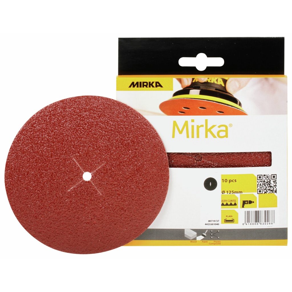 Slīpēšanas disks 125×6/8mm p80 10 gab.