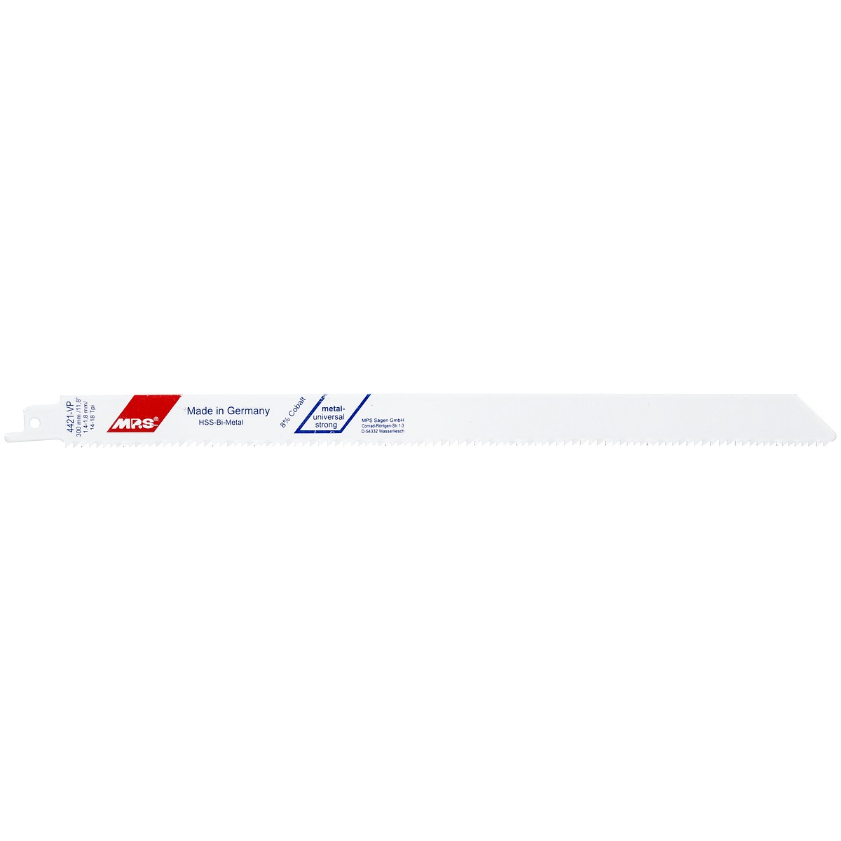ZĀĢA ASMENS 300MM 8-10TPI 2GAB 4421VP METĀLS