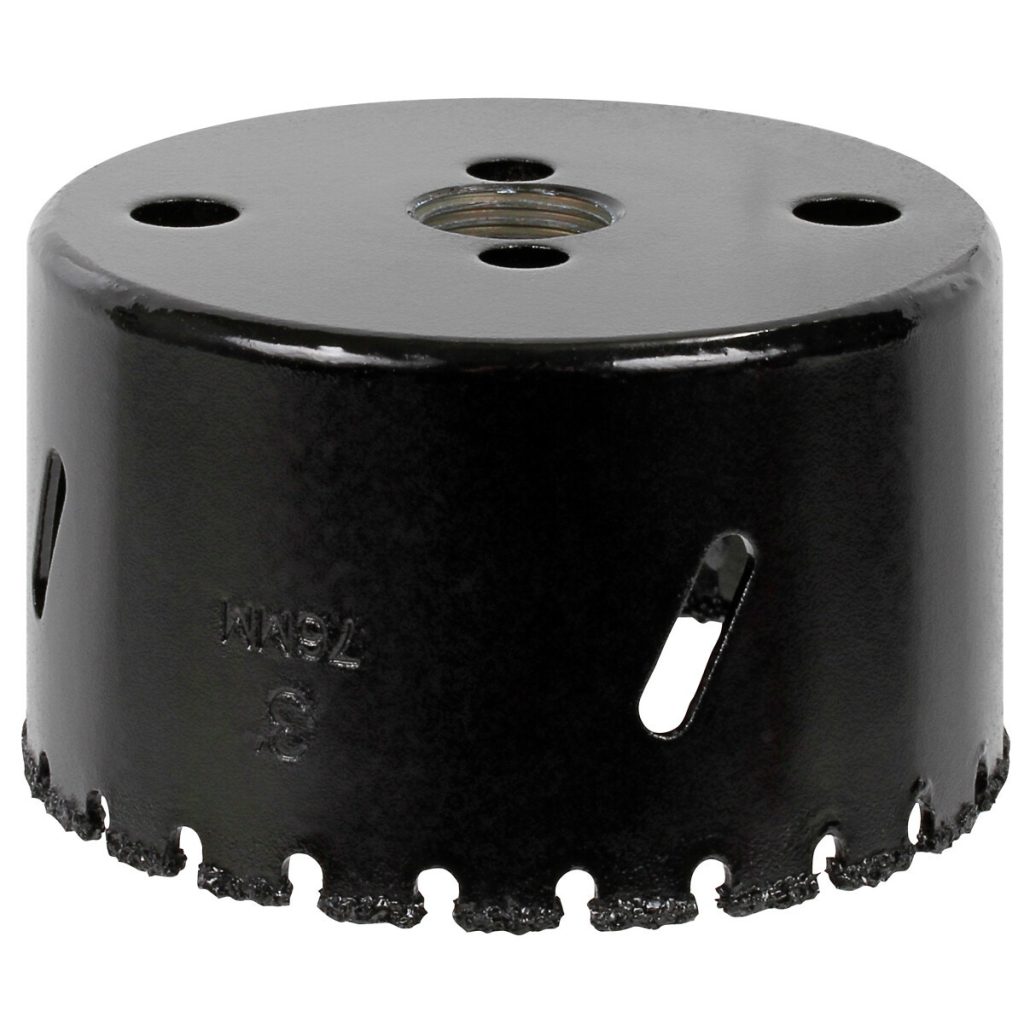 Caurumu zāģis 76 mm karbīda smiltis