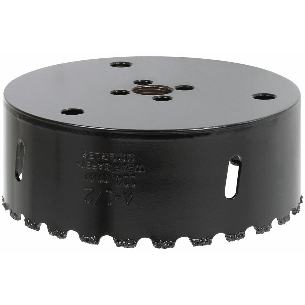 Caurumu zāģis 114 mm karbīda smiltis