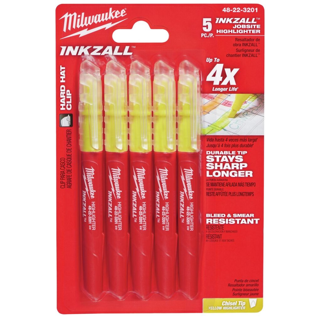 MARĶIERI INKZALL YELLOW 5P