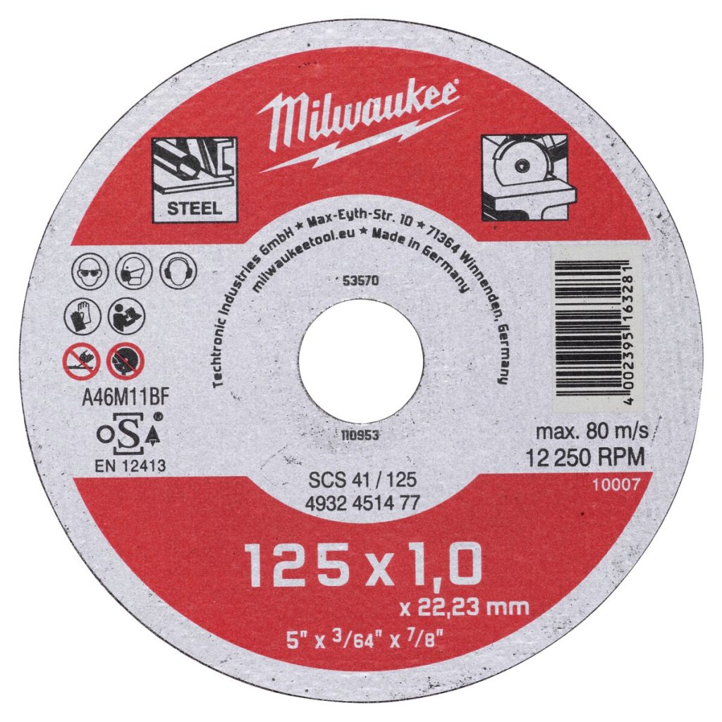 Griešanas disks 125x1mm ctr thin
