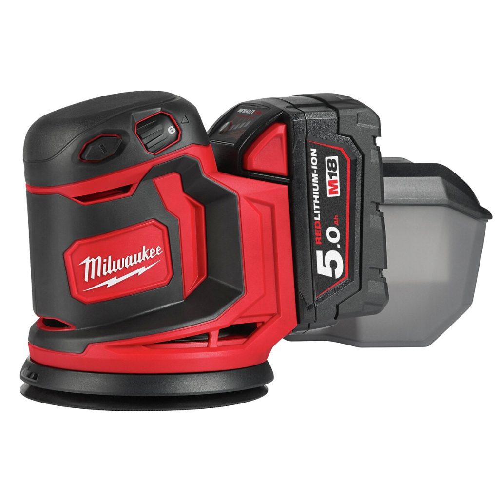 Orbitālā slīpmašīna m18 bos125-502b 5,0ah
