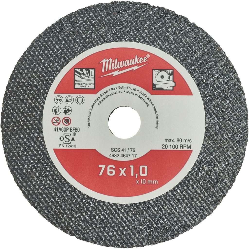GRIEŠANAS DISKS SCS41 / 76/10 MM