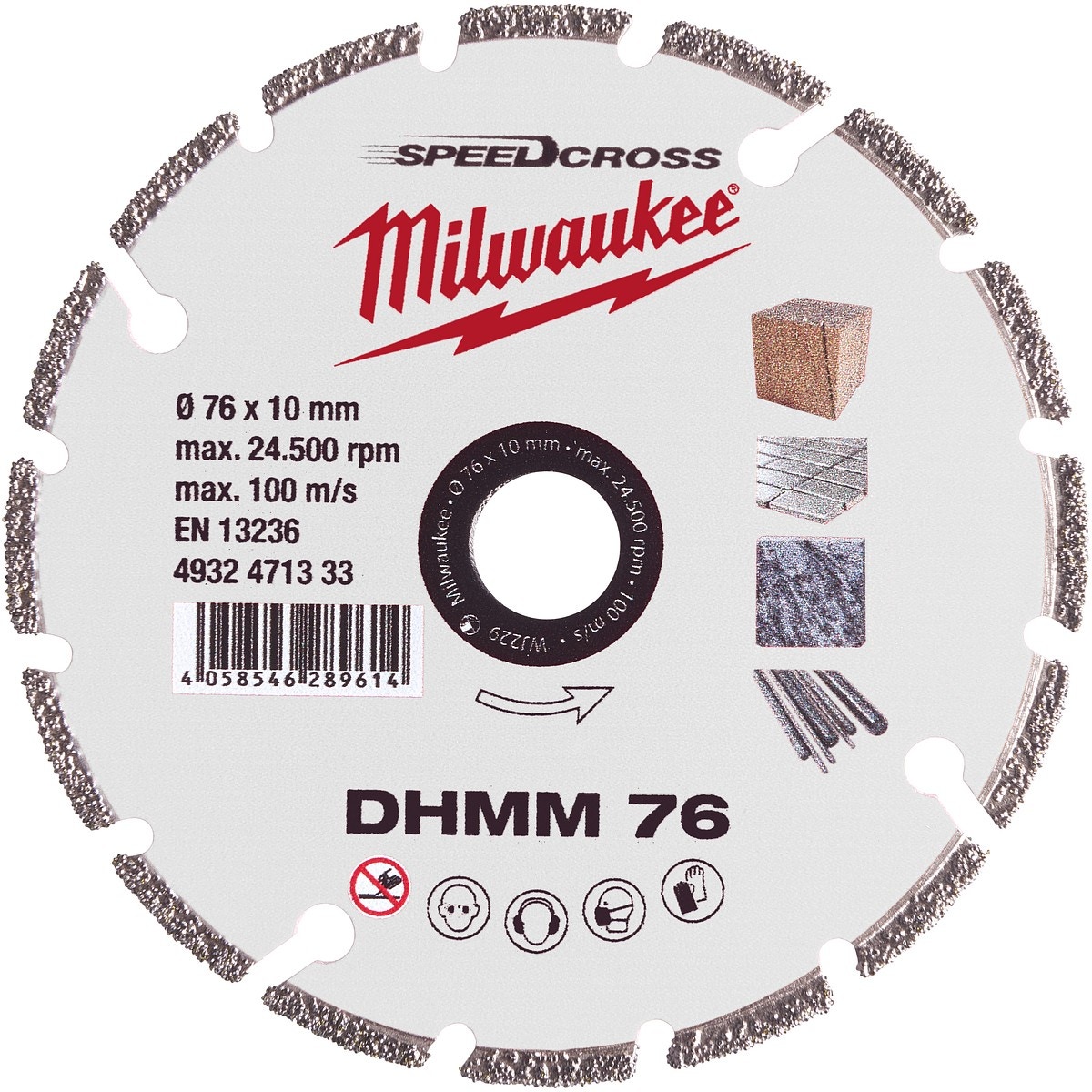 DIAMAND GRIEZ.RITENIS DHMM 76MM