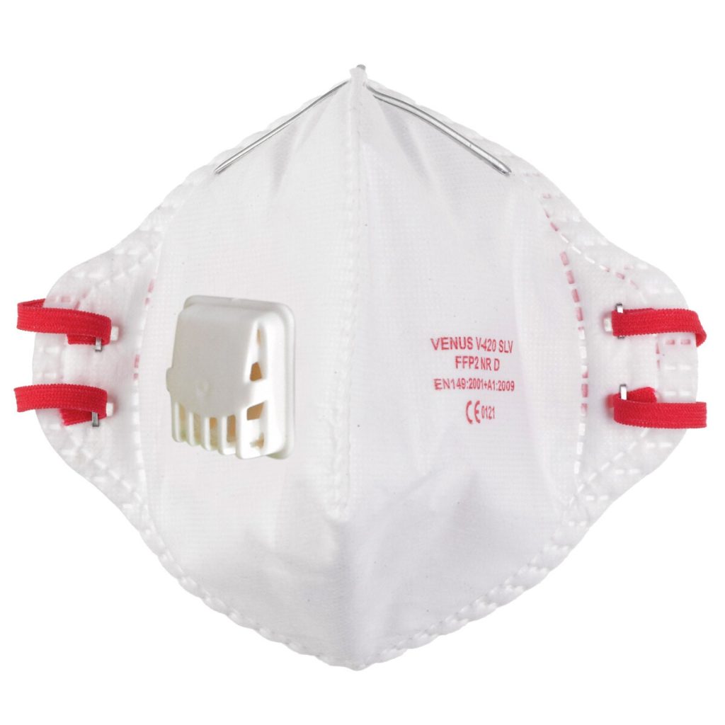Ffp respirators salokāms ar vārstu – 15p