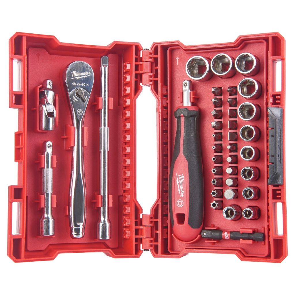 BITU KOMPLEKTS AR SPRŪDRATIEM 1/4" 38P