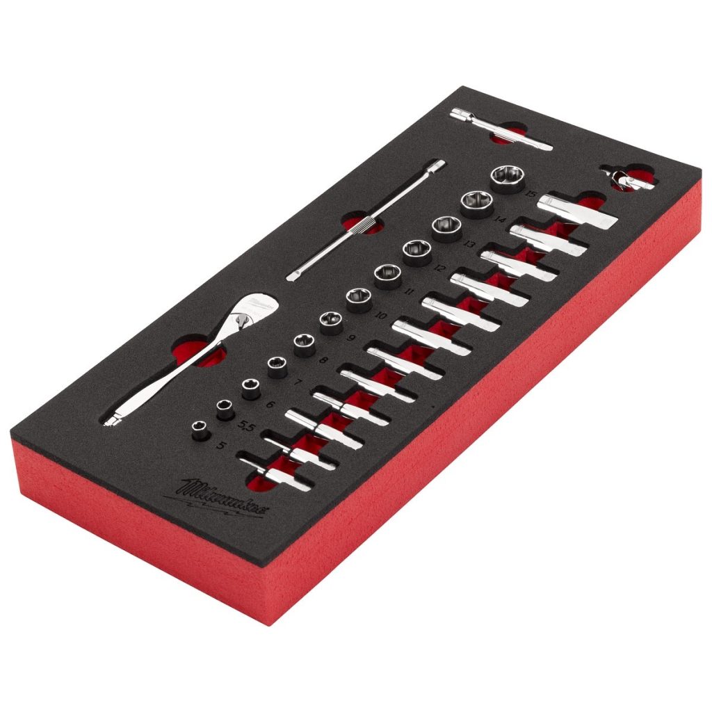 SPRŪDRATA ATSLĒGA & LIGZDA 1/4" PUTAS 28P