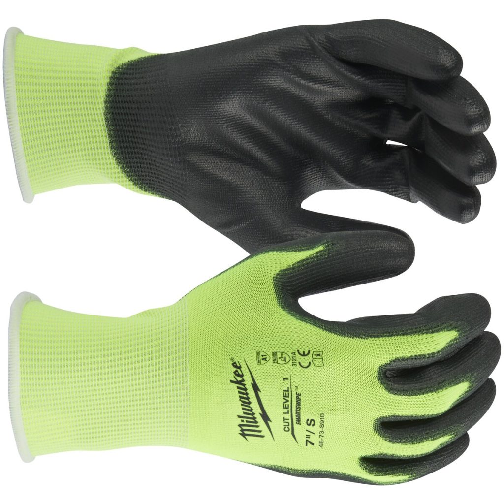 Cimdi hi-vis cut lvl 1/a – xl/10
