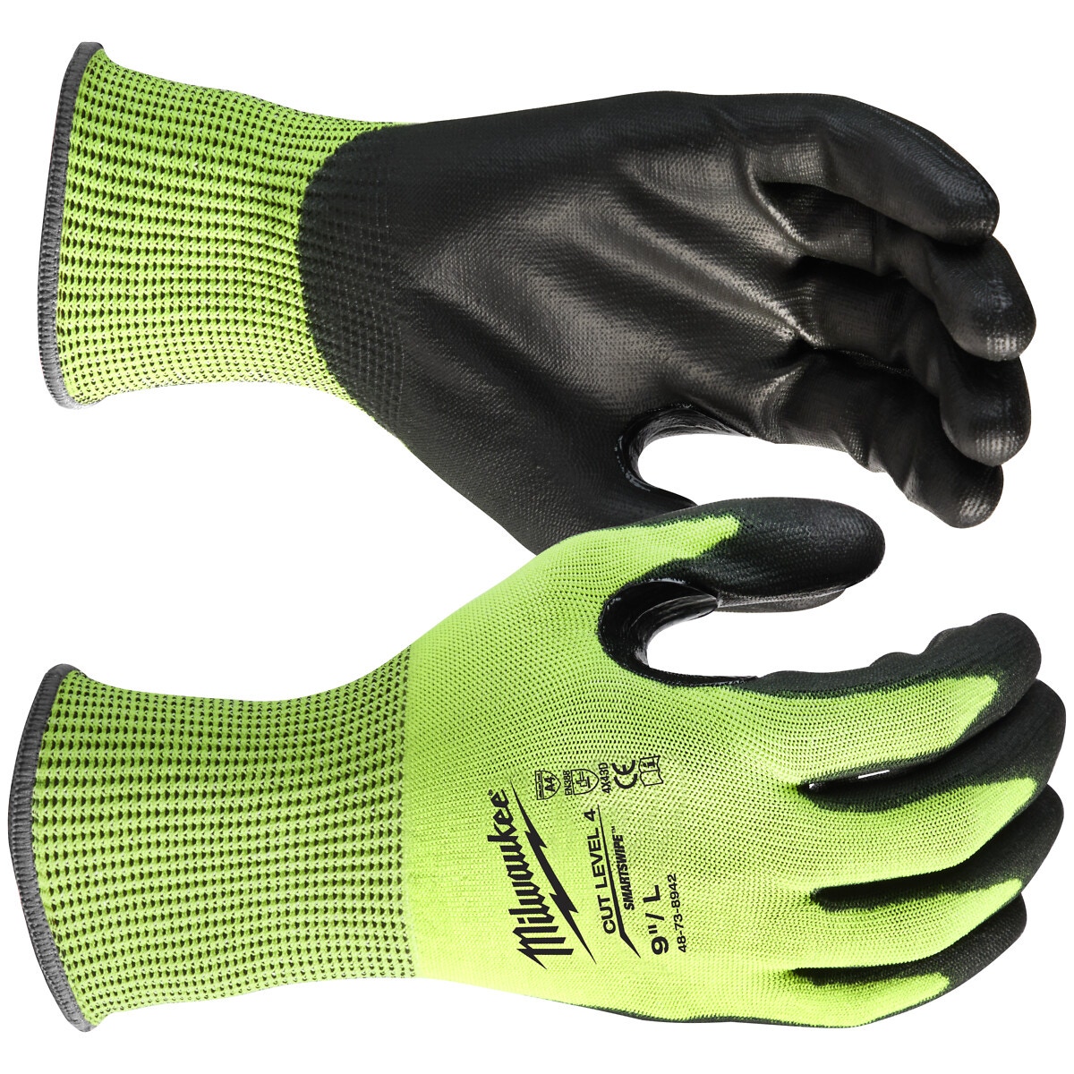 Cimdi hi-vis cut lvl 4/d – s/7